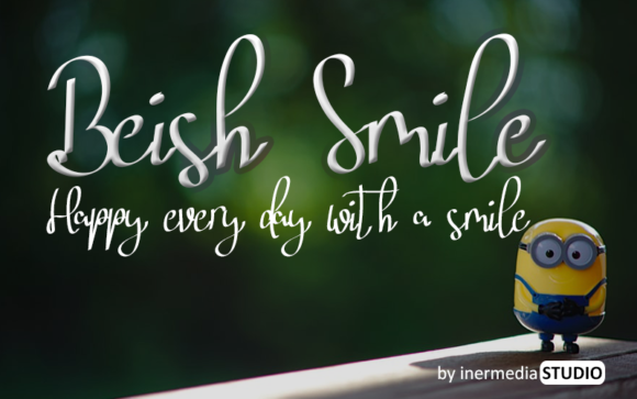 Beish Smile: A Handwritten Font for Authentic Editorial Design