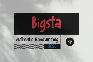 Bigsta: A Handwritten Font That Elevates Handmade Creations