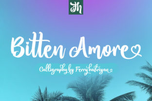 Bitten Amore: A Sweet Script Font for Handmade Creations