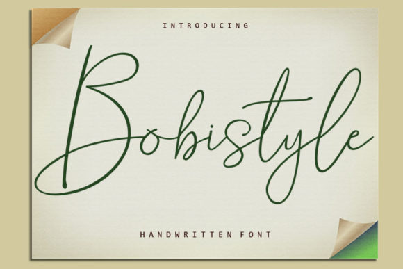 Bobistyle: A Handwritten Font That Elevates Digital Design