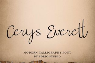 Cerys Everett: A Handwritten Font That Feels Like It Belongs