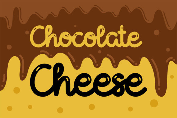 Chocolate Cheese Font for Web Design Projects