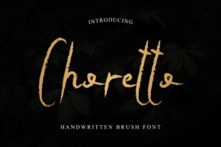 Choretto: A Handwritten Font That Brings Creativity to Life