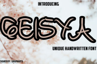 Geisya: A Playful Handwritten Font for Crafters & Small Shops