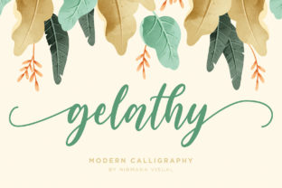 Gelathy Script Font Review for Branding Projects