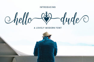 Hello Dude: A Romantic Script Font for Scroll-Stopping Campaigns