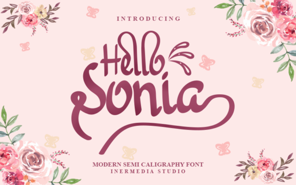 Hello Sonia: A Refined Handwritten Font for Thoughtful Branding