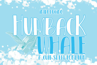 Humback Whale: A Handwritten Font That Makes Your Headlines Pop