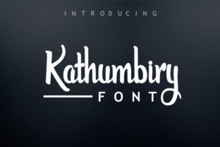 Kathumbiry: A Handwritten Font That Feels Human, Not Hectic
