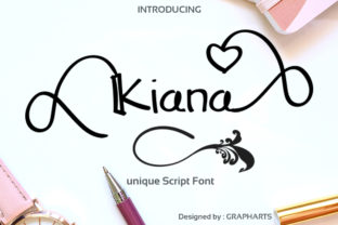 Kiana: A Sweet Hand-Lettered Font for Handmade Charm