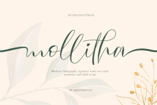 Mollitha – A Modern Script Font for Web Design