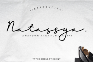 Natassya: A Handwritten Font That Feels Like a Campaign Secret