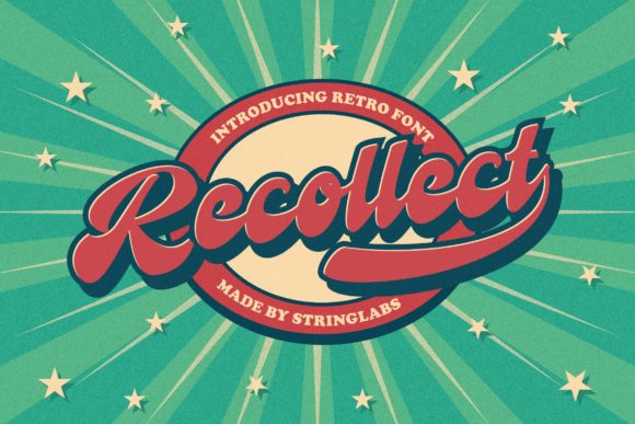 Recollet: A Vintage Script Font for Web Design