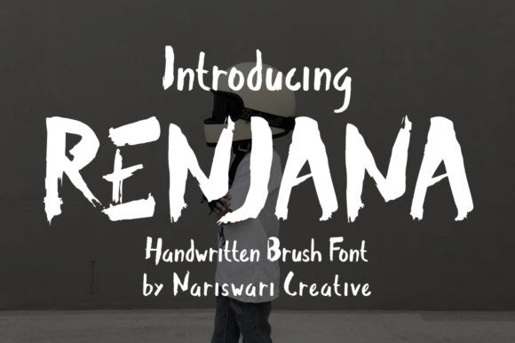 Renjana: A Handwritten Font for Bold Digital Branding