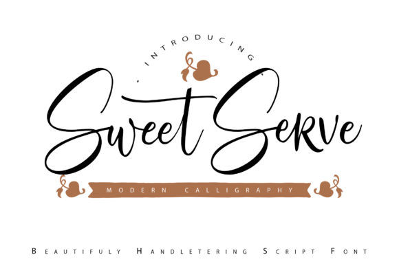 Sweet Serve: A Handwritten Font for Creative Branding